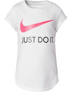 Nike Sportswear T-Krekls rozā / melns / balts