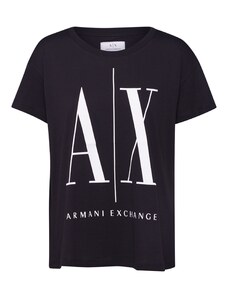 ARMANI EXCHANGE T-Krekls melns / balts