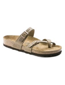 Birkenstock Mayari FL Tabacco Brown Regular Fit Unisex - Sandales Birkenstock - Pelēks - 1011433-8