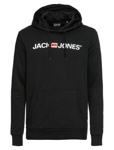 JACK & JONES Sportisks džemperis gaiši sarkans / melns / balts