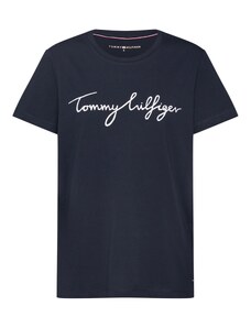 TOMMY HILFIGER T-Krekls 'Heritage' tumši zils / balts