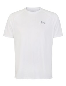 UNDER ARMOUR Sporta krekls 'Tech 2.0' pelēks / balts
