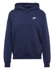 Nike Sportswear Sportisks džemperis 'Club Fleece' tumši zils / balts