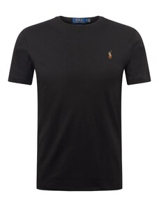 Polo Ralph Lauren T-Krekls gaiši brūns / tumši zaļš / melns / balts