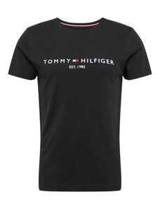 TOMMY HILFIGER T-Krekls tumši zils / melns / balts