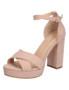 ABOUT YOU Augstpapēžu kurpes 'Carina' pūderis