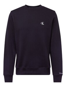 Calvin Klein Jeans Sportisks džemperis 'Essential' melns / balts