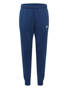 Nike Sportswear Bikses 'Club Fleece' jūraszils / balts