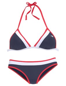 KangaROOS Bikini tumši zils / sarkans / balts