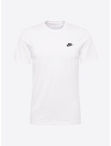 Nike Sportswear T-Krekls 'Club' melns / balts