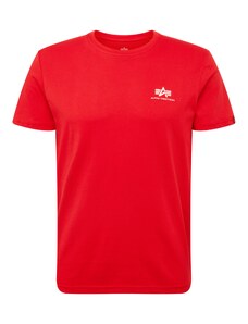 ALPHA INDUSTRIES T-Krekls gaiši sarkans / balts