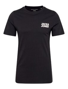 JACK & JONES T-Krekls melns / balts