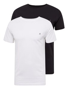 REPLAY T-Krekls melns / balts