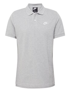 Nike Sportswear T-Krekls 'Matchup' raibi pelēks / balts