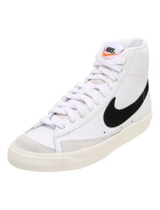 Nike Sportswear Augstie brīvā laika apavi 'Blazer Mid 77' bēšs / oranžs / melns / balts