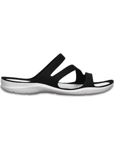 Crocs Women's Swiftwater Sandal Black/White