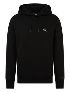 Calvin Klein Jeans Sportisks džemperis melns / balts