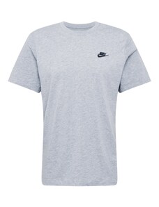 Nike Sportswear T-Krekls 'Club' tumši zils / raibi pelēks