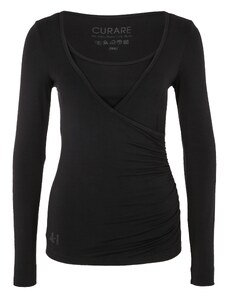 CURARE Yogawear Sporta krekls 'Flow' melns