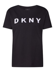 DKNY T-Krekls 'FOUNDATION' melns / balts