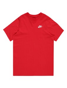Nike Sportswear T-Krekls sarkans / balts