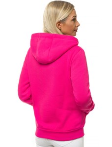 Sieviešu jaka ar rāvējslēdzēju tumši rozā OZONEE JS/W03Z