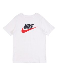 Nike Sportswear T-Krekls 'Futura' gaiši sarkans / melns / balts