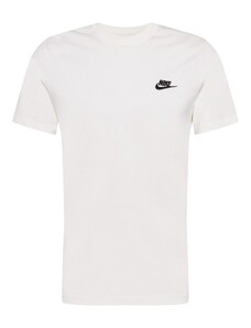 Nike Sportswear T-Krekls 'Club' krēmkrāsas / melns