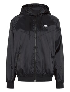 Nike Sportswear Starpsezonu jaka 'Windrunner' melns / balts