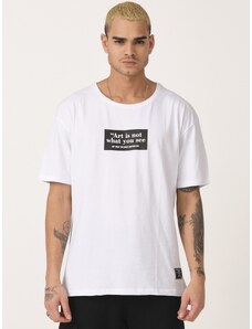 Vīriešu T-krekls balts OZONEE MR/21540