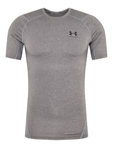 UNDER ARMOUR Sporta krekls pelēks / melns / balts