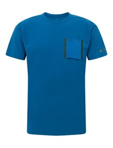 OAKLEY Sporta krekls tumši zils / tumši zaļš