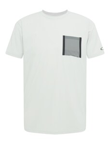 OAKLEY Sporta krekls akmens / tumši pelēks / dabīgi balts