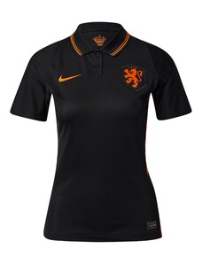NIKE Sporta krekls 'Netherlands 2020 Stadium Away' oranžs / melns