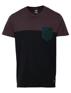 Iriedaily T-Krekls tumši zaļš / ogu / melns