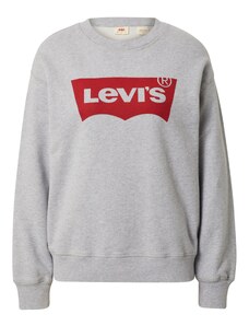 LEVI'S  Sportisks džemperis 'Graphic Standard Crew' raibi pelēks / sarkans