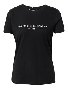 TOMMY HILFIGER T-Krekls melns / balts