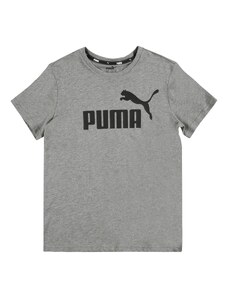 PUMA T-Krekls 'Essentials' raibi pelēks / melns