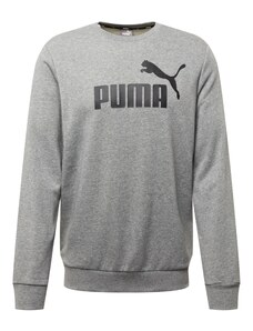 PUMA Sportiska tipa džemperis 'Ess' raibi pelēks / melns