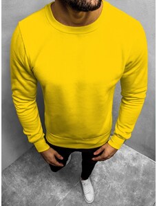 Vīriešu džemperis dzelteni-neona OZONEE JS/2001-10Z