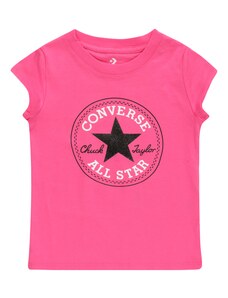 CONVERSE T-Krekls rozā / melns / balts
