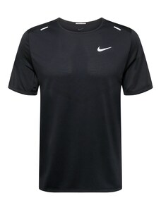 NIKE Sporta krekls 'Rise 365' melns / balts