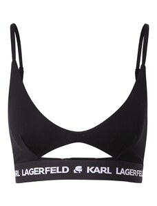 Karl Lagerfeld Krūšturis 'Peephole' melns / balts