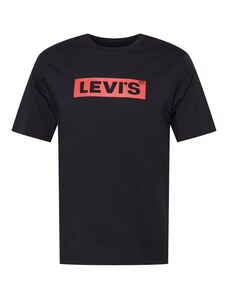 LEVI'S  T-Krekls 'SS Relaxed Fit Tee' gaiši sarkans / melns