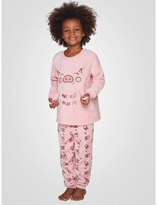 Muydemi mīkstā bērnu pidžama "Oink Oink Pink - Brown"