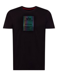 ALPHA INDUSTRIES T-Krekls 'Rainbow' jauktu krāsu / melns