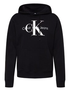 Calvin Klein Jeans Sportisks džemperis gaiši pelēks / melns / balts