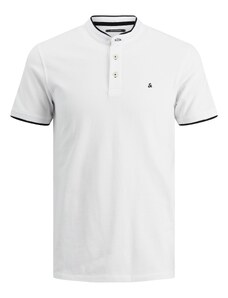 JACK & JONES T-Krekls 'Paulos' melns / gandrīz balts