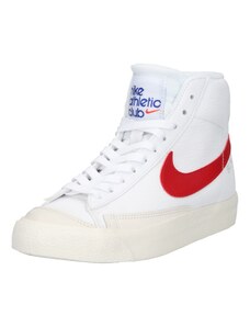 Nike Sportswear Brīvā laika apavi 'Blazer Mid 77' bēšs / karaliski zils / sarkans / balts