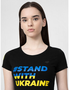 4F Sieviešu t-krekls #STANDWITHUKRAINE